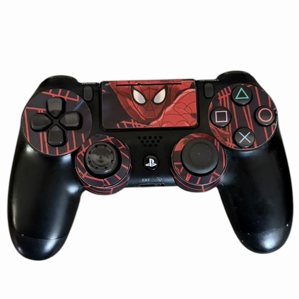 Sony PlayStation 4 DualShock 4 Wireless Controller‎ Spiderman Skin Tested Works